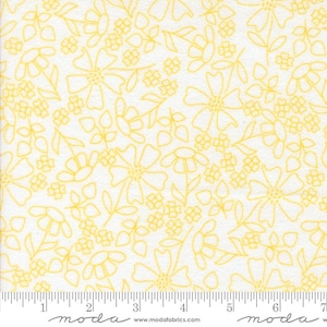Sherbet Sunshine Flannel Sketch Sunshine by Corey Yoder for Moda Fabrics 29223 11F This fabric is sold in HALF Yard increments