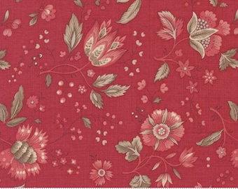 JOIE DE VIVRE Rural Jardin Florals Rouge French General - 100