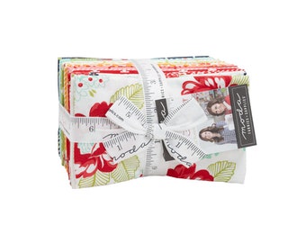 One Fine Day Fat Eighths Bundle by Bonnie and Camille Moda Fabrics Precut Bright floral designs 55230F8