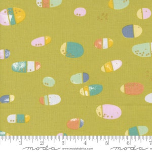 Flirtation Playful Zest Metallic by Zen Chic for Moda Fabrics 1834 16M Sold in HALF yard increments
