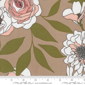 Botany Cabbage Earth by Alli K Design for Moda Fabrics 11550 13 Fabric is sold in HALF Yard increments
