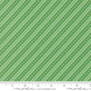 Kitty Christmas: Stripe in Mint Kitty Christmas: Stripe in Mint