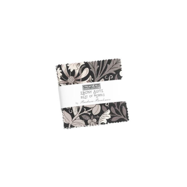 Ebony Suite Mini Charm Pack 42 Pieces by Barbara Brackman for Moda Fabrics 8380MC