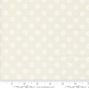 Dainty Meadow Dainty Dot Porcelain White by Heather Briggs of My Sew Quilty Life for Moda Fabrics 31746 31 Sold in HALF yard increments