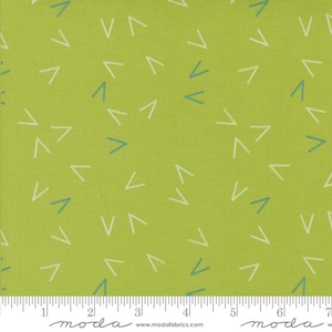 Olive You Arrows Leaf by Zen Chic for Moda Fabrics 1883 13 Sold in HALF yard increments