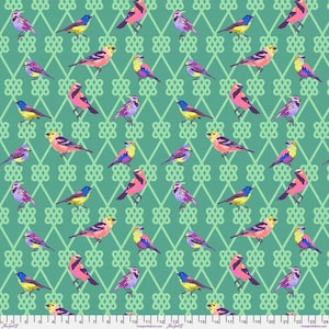 Moon Garden In a Finch Dusk by Tula Pink for Free Spirit Fabrics PWTP198.DUSK Sold in HALF yard increments