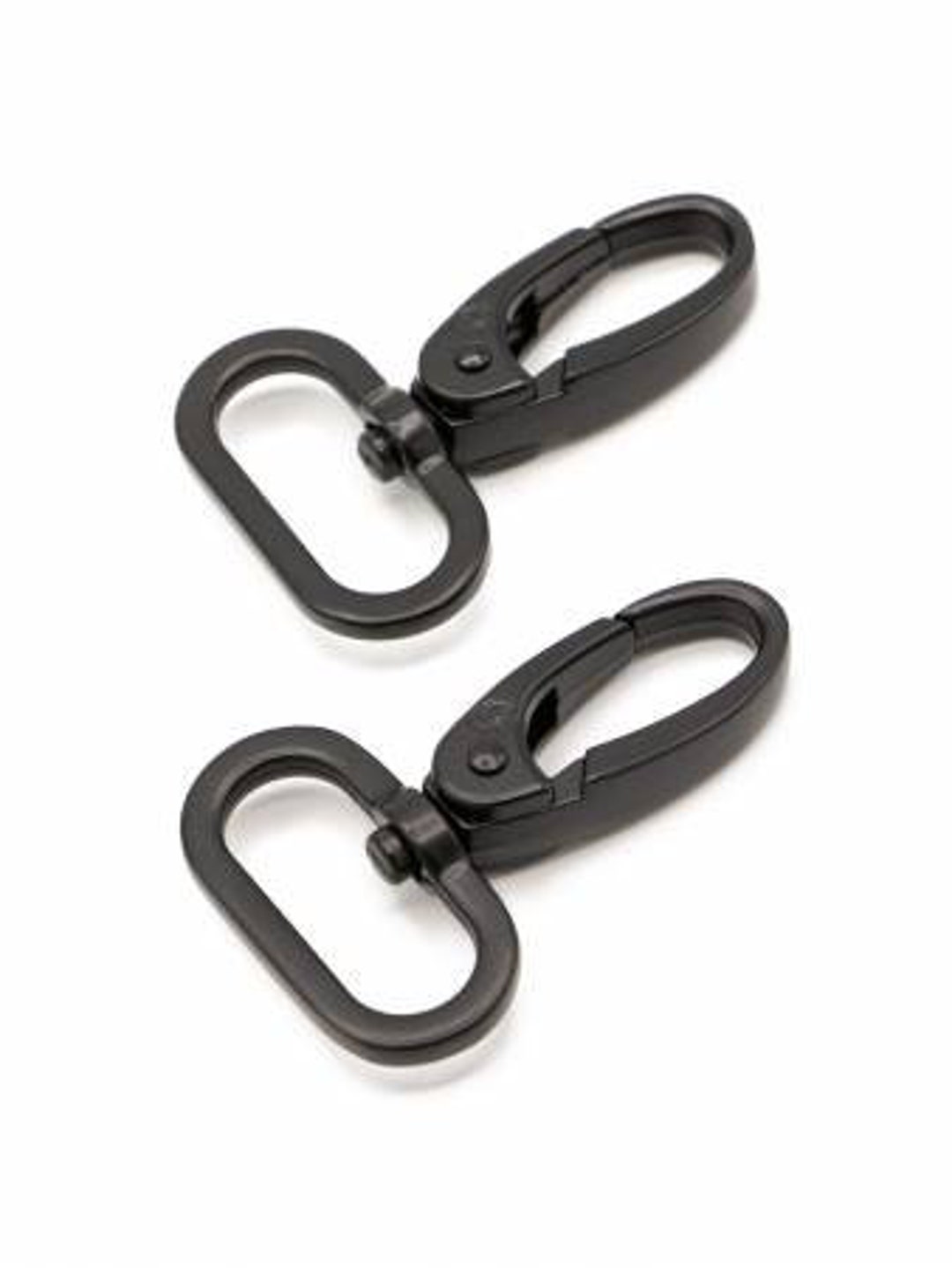 Swivel Hook 1 Inch Black Metal Set of Two by Annie HAR1SWBMTWO 