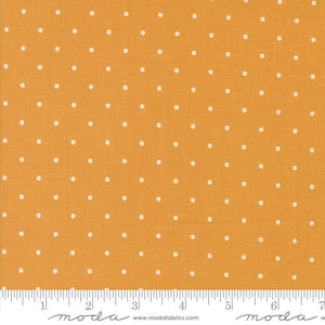 Magic Dot Goldie by Lella Boutique for Moda Fabrics 5230 44 This Fabric is sold in HALF YARD increments