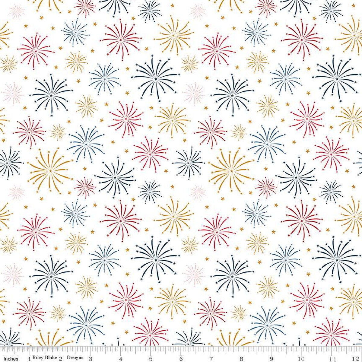 Sweet Freedom Fireworks Cloud by Beverly Mccullough for Riley Blake Designs  SC14412-CLOUD Fabric Sold in HALF YARD Increments. - Etsy