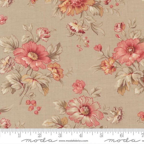 Joie De Vivre Cosmos Roche by French General for Moda Fabrics 13981 15 Sold in HALF yard increments