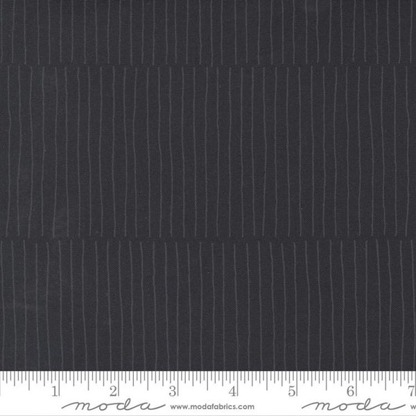 Create Stripes Black Ink by Alli K Design for Moda Fabrics 11525 25  Sold in HALF yard increments