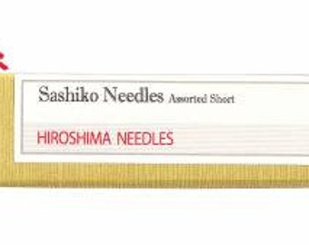 Assorted Tulip Made in Japan Hiroshima needles THN-031E Sashiko Needles Assorted Short