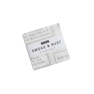 Smoke and Rust Mini Charm Pack 42 Pieces by Lella Boutique for Moda Fabrics 5130MC