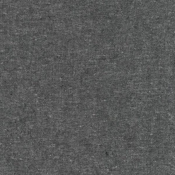 New Essex Yarn Dyed Linen color Charcoal by Robert Kaufman E064-1071