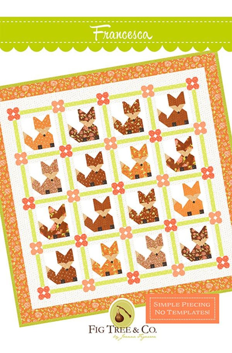 Francesca Quilt Pattern by Joanna Figueroa of Fig Tree and Co for Moda ...