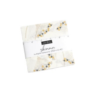 Shimmer Charm Pack 42 Pieces by Brigitte Heitland for Zen Chic for Moda Fabrics 1840PP