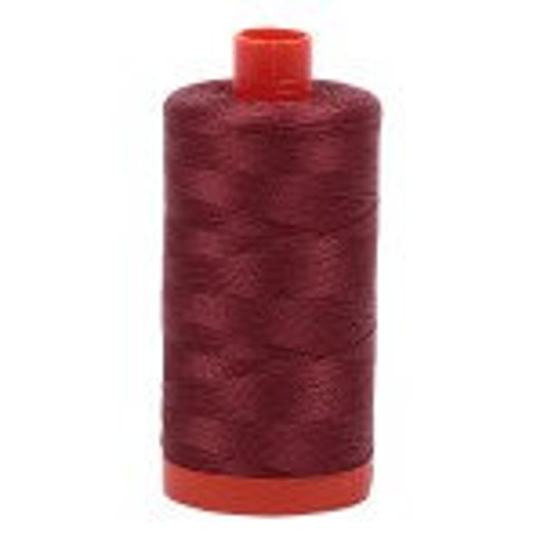 Raisin Aurifil Mako Cotton Thread Color 2345, 50 wt, 1300m, 1 spool  Burgundy or maroon or dark purple plum dark red A1150-2345