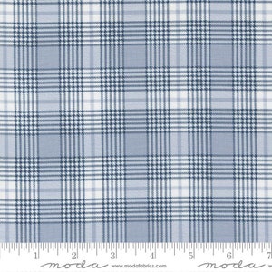 Stateside Plaid Sky by Sweetwater for Moda Fabrics 55614 12 Sold in HALF yard increments