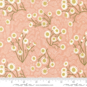 Quaint Cottage Florets Chamomile by Gingiber of Dreamy Quilts for Moda Fabrics 48372 18 Sold in HALF yard Increments