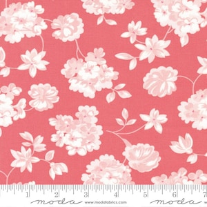 Lighthearted Garden Pink by Camille Roskelley for Moda Fabrics 55291 25 Fabric sold in HALF YARD increments