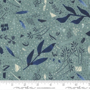 Collage Snippets Sky by Janet Clare for Moda Fabrics 16950 14 Sold in HALF yard increments