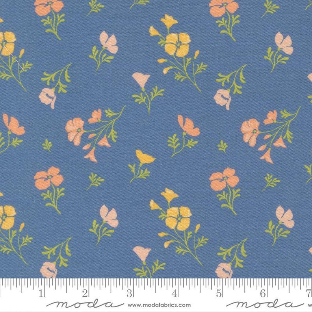 Cannon Beach Astoria Florals Lake by Crystal Manning for Moda Fabrics ...