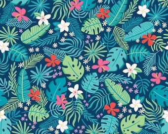 Sunshine Blvd Main Navy by Amber Kemp-Gerstel of Damask Love for Riley Blake Designs C12100-NAVY Sold in HALF YARD increments.