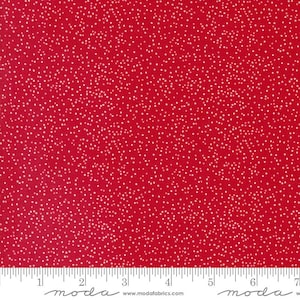Various End of Bolt Cuts Once Upon a Christmas Sugar Cookies Red by Sweetfire Road for Moda Fabrics 43167 12
