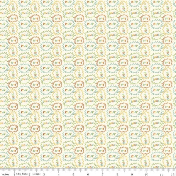 Eat Your Veggies! Callouts Cream by Sandy Gervais for Riley Blake Designs - C11112-CREAM This fabric is sold in HALF YARD increments.