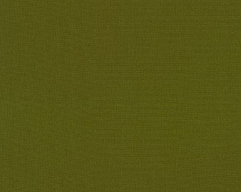 Avocado Kona Solid Cotton Robert Kaufman K001-1451 Sold in HALF yard increments