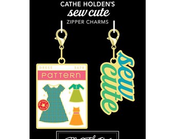 Moda Fabrics Zipper Pulls by Cathe Holden Sew Cute Zipper Pulls CH110
