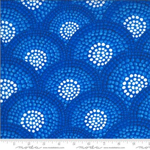 15&quot; End of Bolt Dreamscapes Digital dark blue  by Ira Kennedy for Moda fabrics 51245 11D