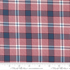 Stateside Plaid Navy by Sweetwater for Moda Fabrics 55614 13 Sold in HALF yard increments