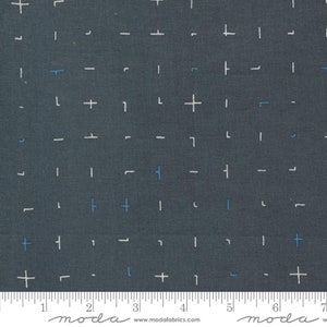 Bluish: Handquilted in Charcoal Bluish: Handquilted in Charcoal