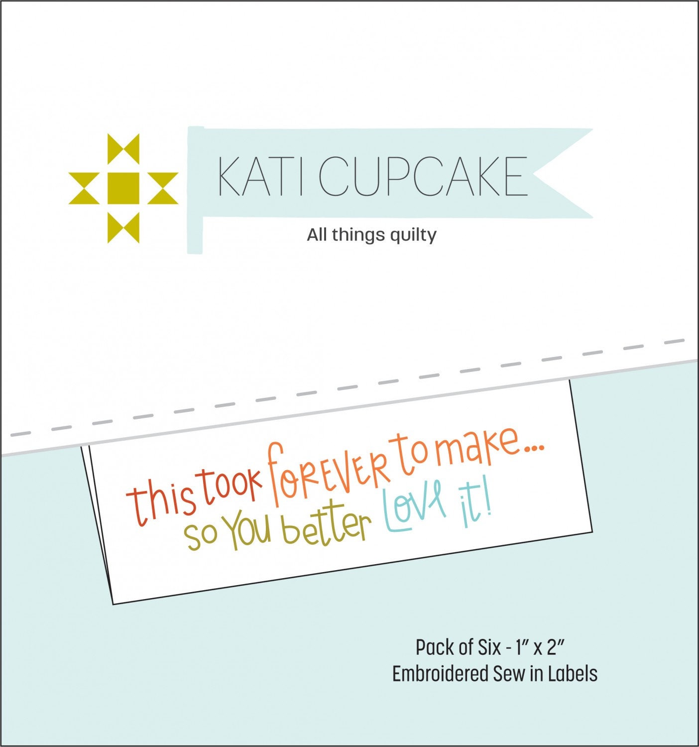 This Took Forever Sew in Labels 6 Pack by Amy Hamberline ...