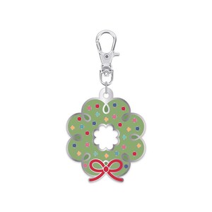 Wreath Enamel Happy Charms Home Town Holiday by Lori Holt of Bee in my Bonnet ST-36029