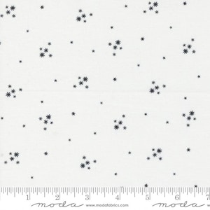 Mix It Up Stars Off White Black by Studio M for Moda Fabrics 33703 11 This fabric is sold in HALF YARD Increments