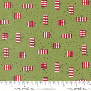 Blizzard Wrapped Up Pine by Sweetwater for Moda Fabrics 55623 13 Sold in HALF yard increments