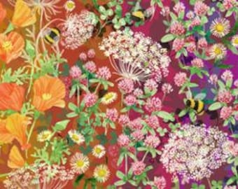 Wild Blossoms Wildflower Ombre by Robin Pickens for Moda Fabrics 48730 11 Sold in HALF yard Increments