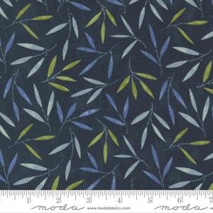 Collage Sprigs Ink by Janet Clare for Moda Fabrics 16953 15 Sold in HALF yard increments