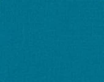 Teal Blue Kona Cotton Solid Color Teal Blue Cotton Quilting