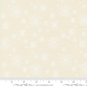 Various End of Bolt Cuts Once Upon a Christmas Snowfall Snow White by Sweetfire Road for Moda Fabrics 43164 21