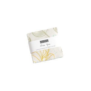 Olive You Mini Charm Pack 42 Pieces by Brigitte Heitland for Zen Chic for Moda Fabrics 1880MC