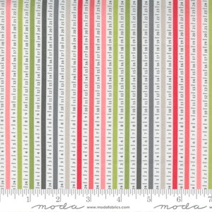 Beautiful Day Ticker Tape Stripes Multi color by Corey Yoder of Little Miss Shabby for Moda Fabrics 29135 11 Sold in HALF yard increments