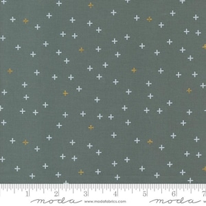 Shimmer Metallic A Bit of a Plus Smoke by Zen Chic for Moda Fabrics 1845 15M Sold in HALF yard increments