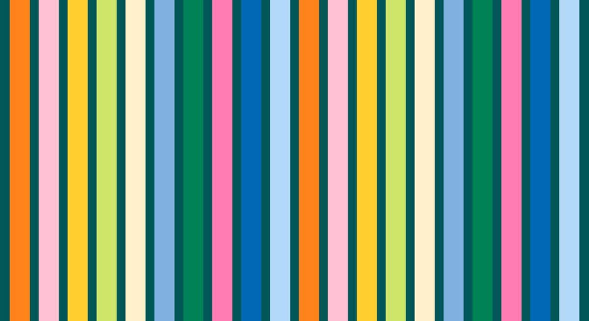 Groove Stripe Rainbow Moody Multi by Emily Van Hoff for Moda Fabrics 42374 18 this fabric is Sold in HALF yard increments
