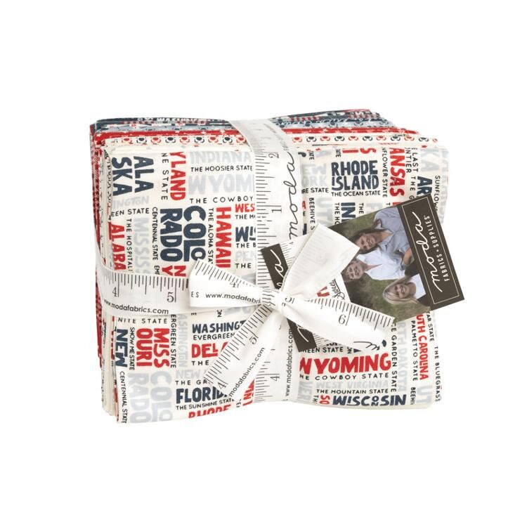 Stateside Fat Quarter Bundle 29 Pieces by Sweetwater for Moda Fabrics ...