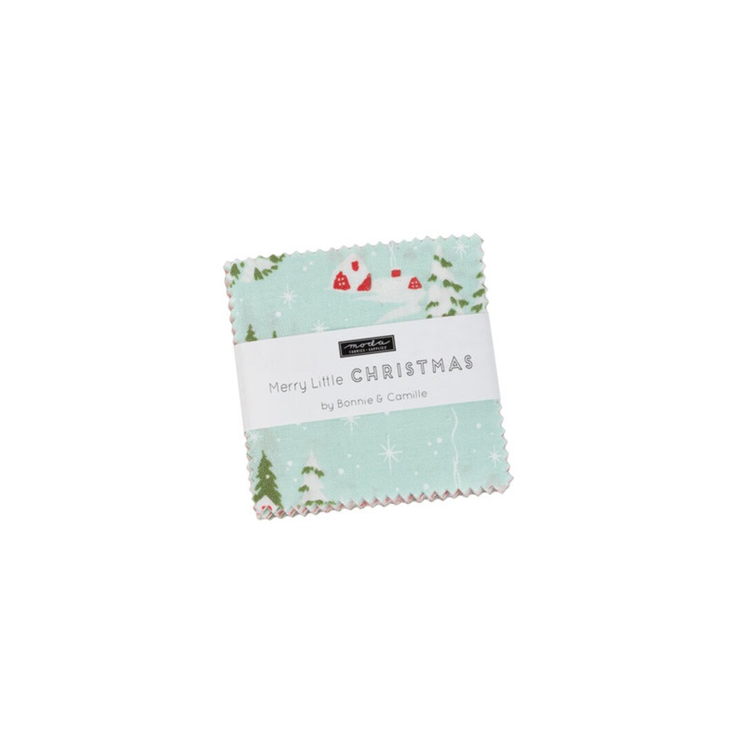 Merry Little Christmas Mini Charm Pack 42 Pieces by Bonnie