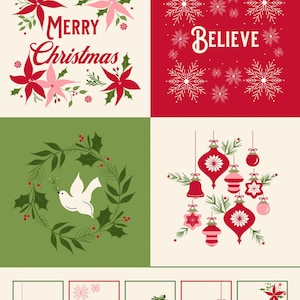 Once Upon a Christmas Panel measures approximately 36&quot; x 44&quot; by Sweetfire Road for Moda Fabrics 43168 11