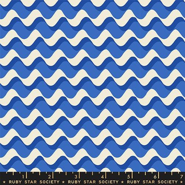 Water Ripple Royal Blue by Ruby Star Society RS5128 12 Sold in HALF Yard increments